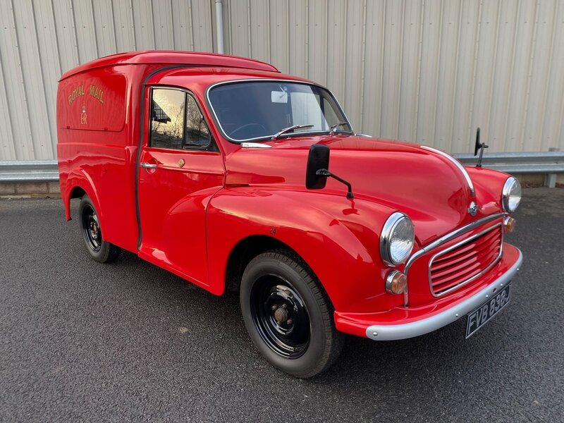 View MORRIS MINOR CLASSIC ROYAL MAIL POST OFFICE VAN